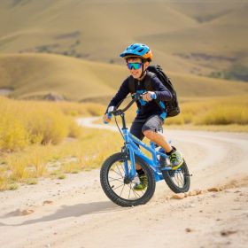 Kids Bike 18 Inches BMX Style Children Bicycle For Boys & Girls Aged 5-10 (Option: Blue)